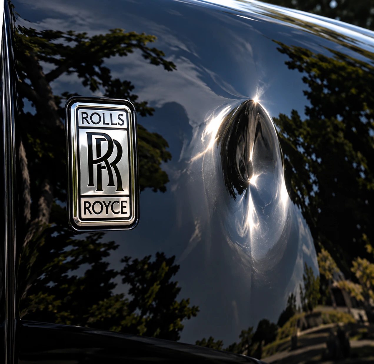 Body Panel Dent Before PDR Repair
